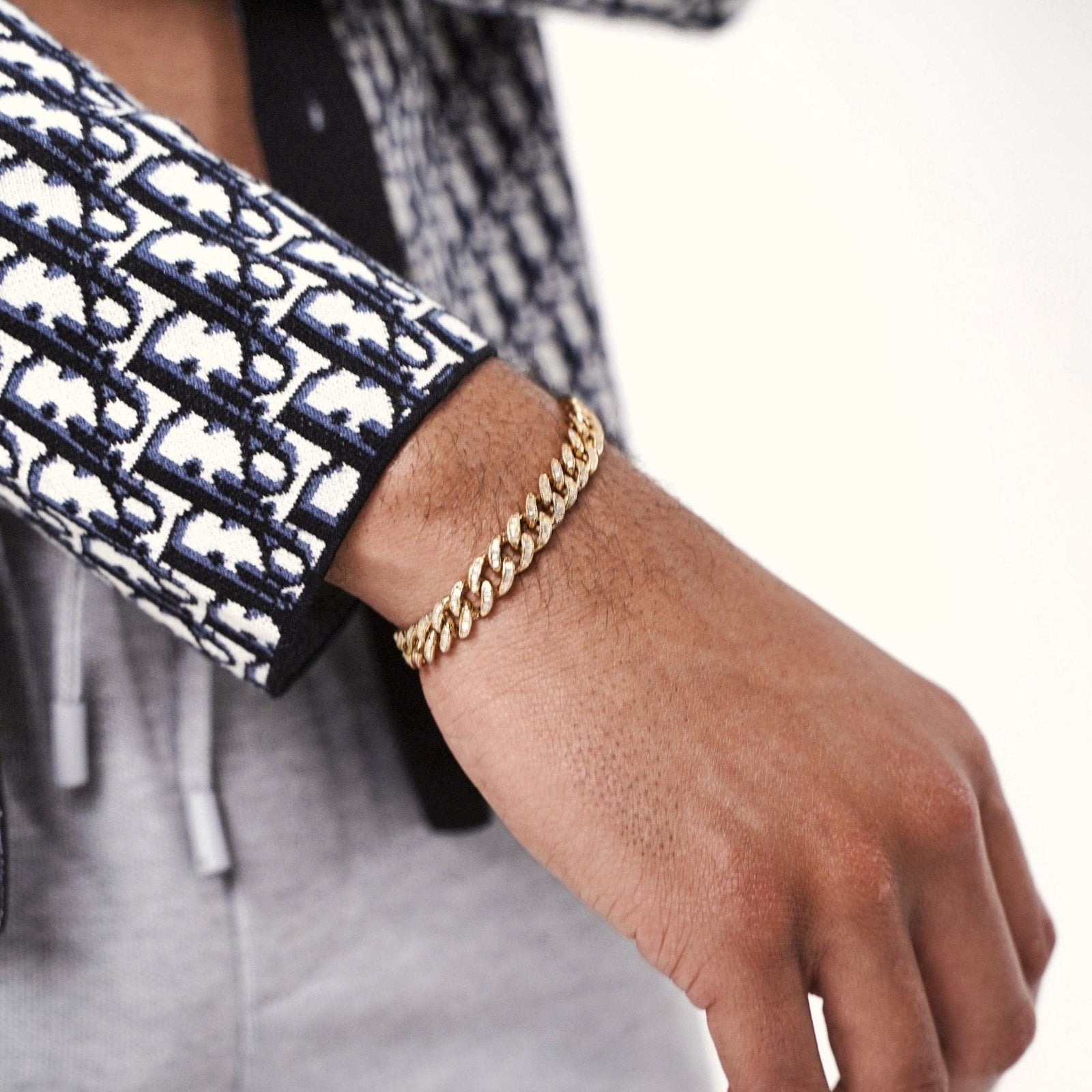 10K Baguette Cuban Bracelet 10.5mm 8.5" Bracelets IceLink-CAL   