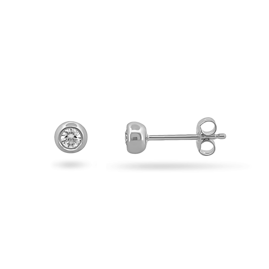 14K Isla Diamond Stud Earrings (sample sale) Earrings IceLink-CAL 14K White Gold  