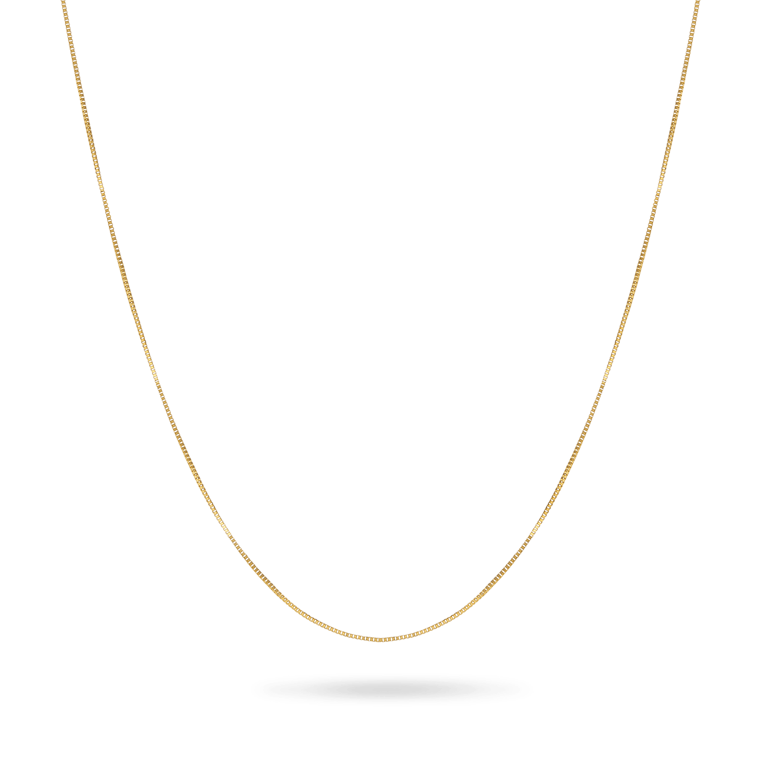 14K Box Chain (SAMPLE SALE) Necklaces IceLink-CAL 14K Gold