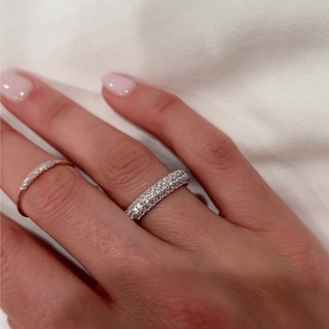 14K Aria Ring Rings IceLink-CAL 14K Gold 4 