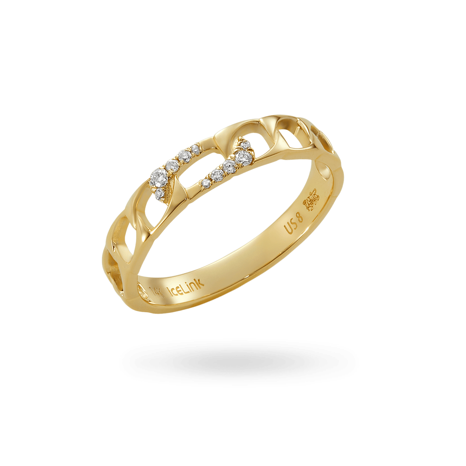 14K Frankie Ring Rings IceLink-CAL 3  