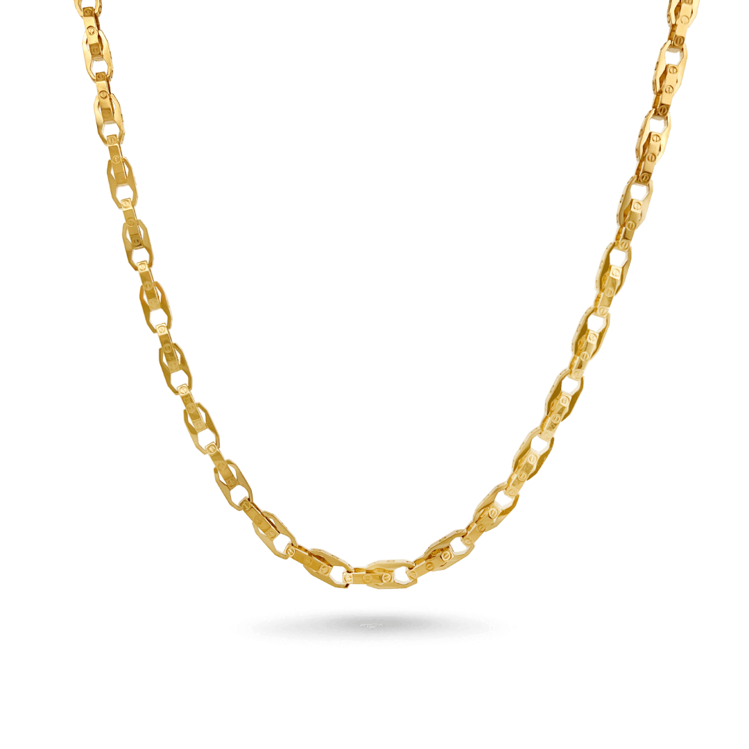 14K Gold Titan Link Chain Necklace Necklaces IceLink-CAL   