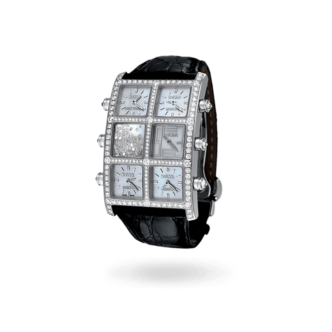 Aliana 6TZ Diamond Watch Presidential IceLink   