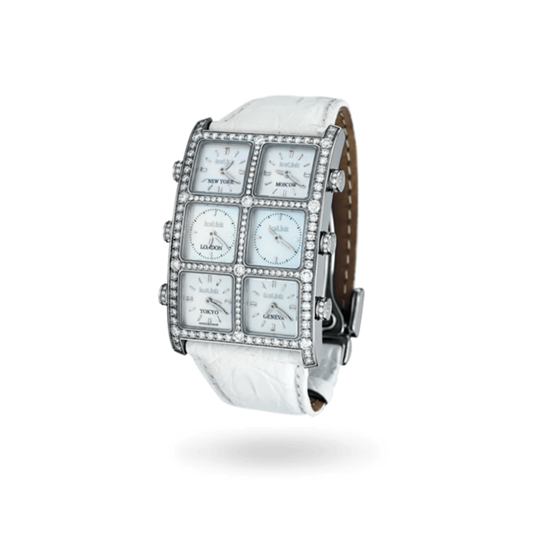 Alva 6TZ Diamond Watch Presidential IceLink 3.5 ct.  