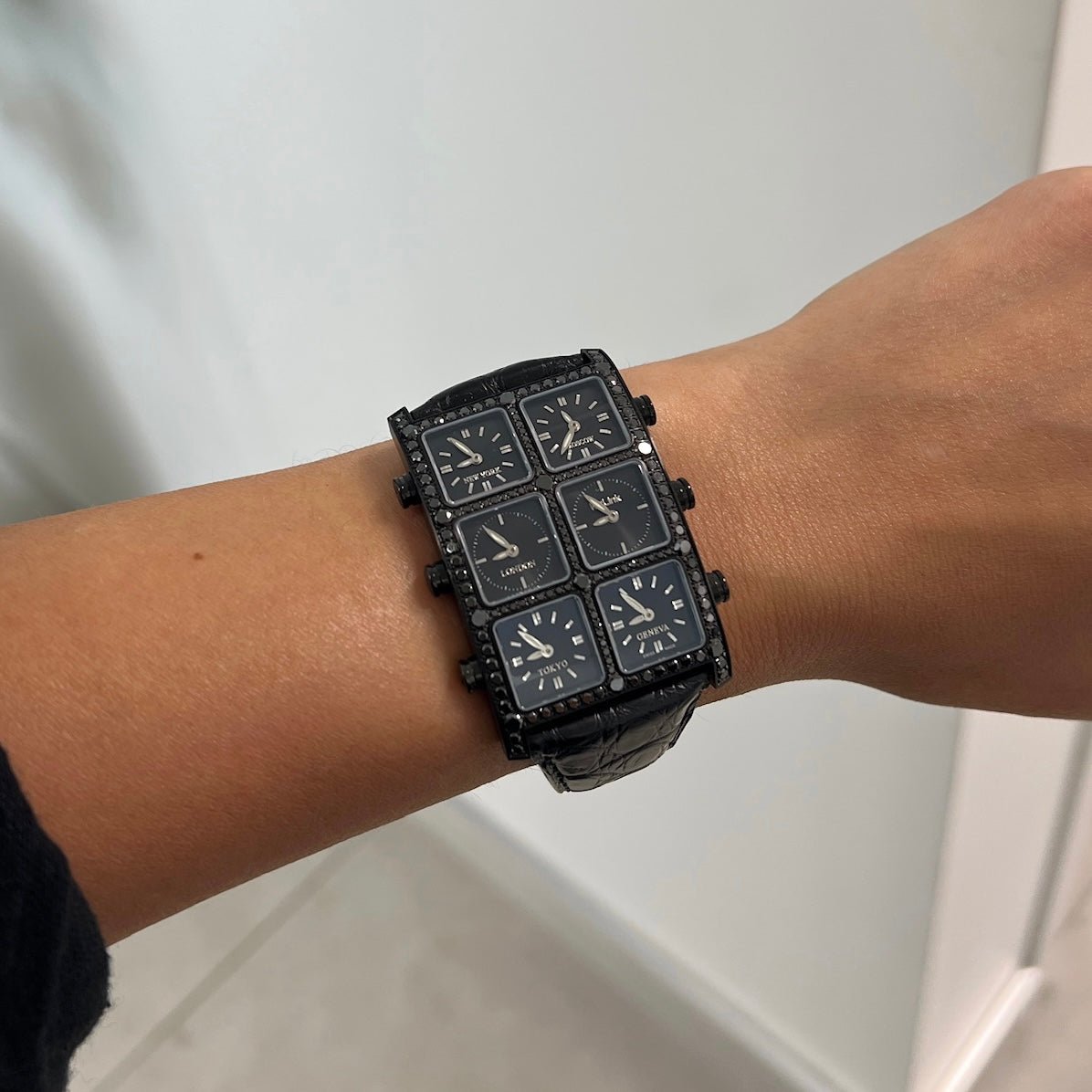 Amani 6TZ Diamond Watch Presidential IceLink   