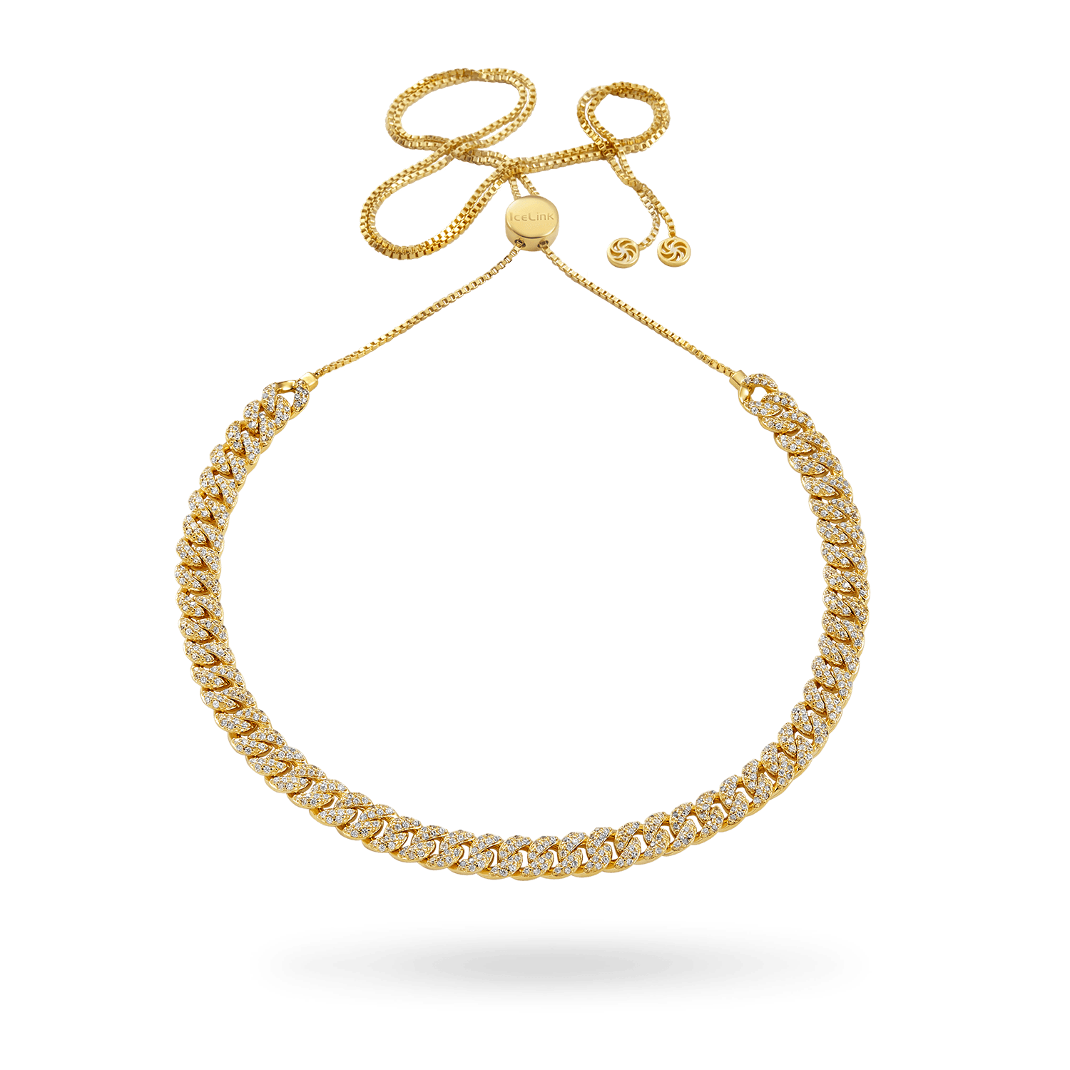 Cuban Choker Choker IceLink-ATL 14K Gold Plated  
