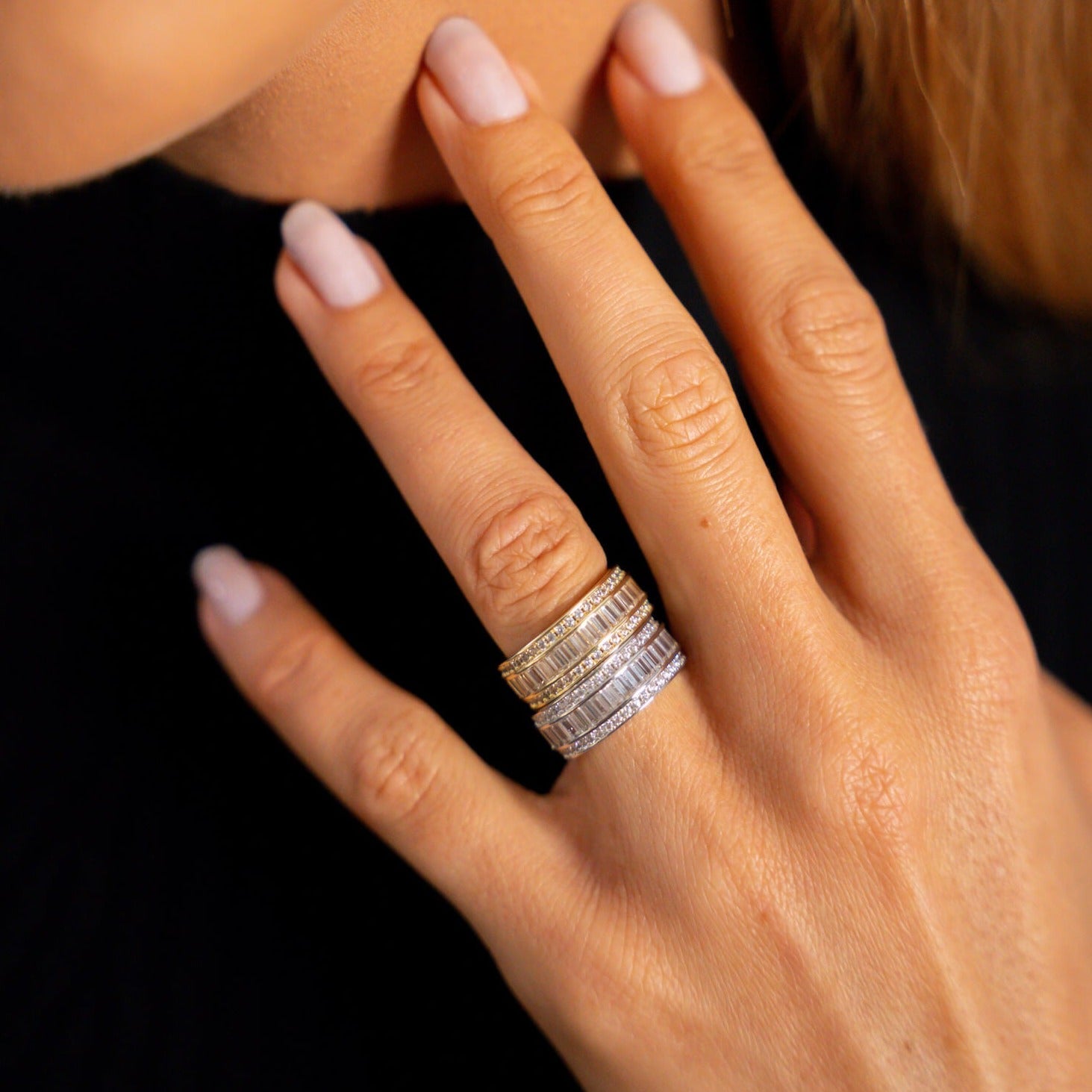 Isabelle Baguette Ring Rings IceLink-ATL   