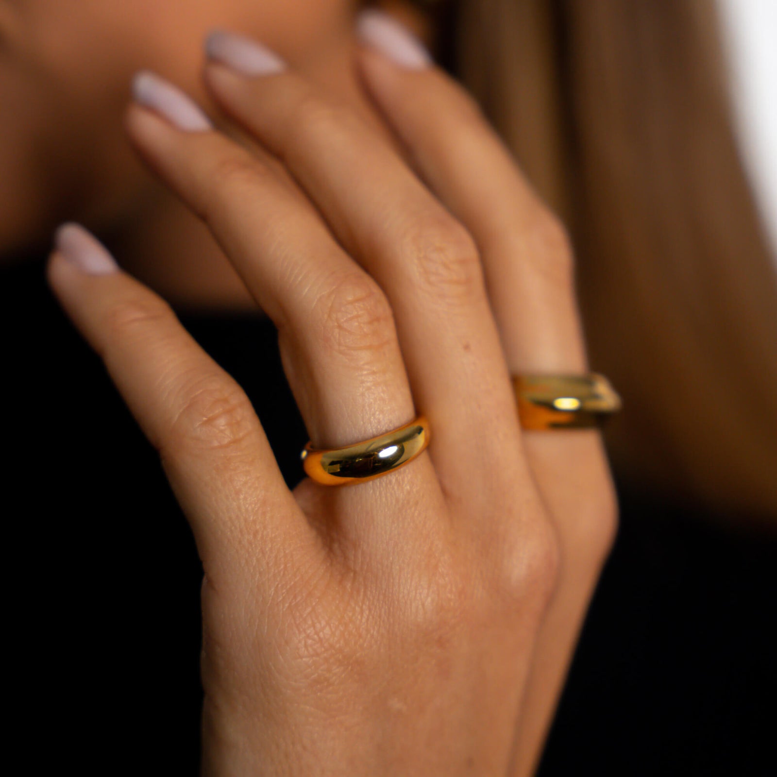 Delilah Ring Rings IceLink-BL Stainless Steel 5 