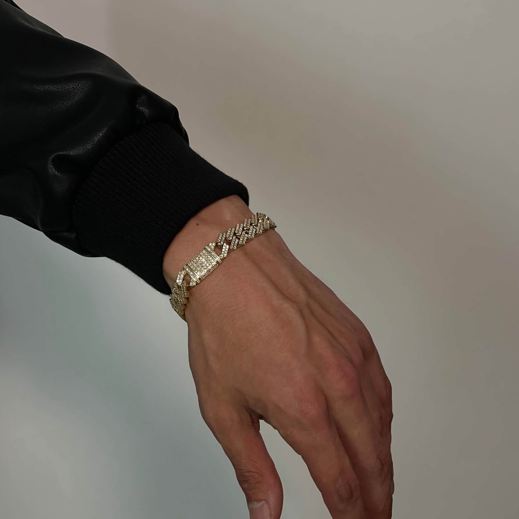 14K Miami XL Link ID Diamond Bracelet Bracelets IceLink-CAL 8" (51.7g 5.75ct)  