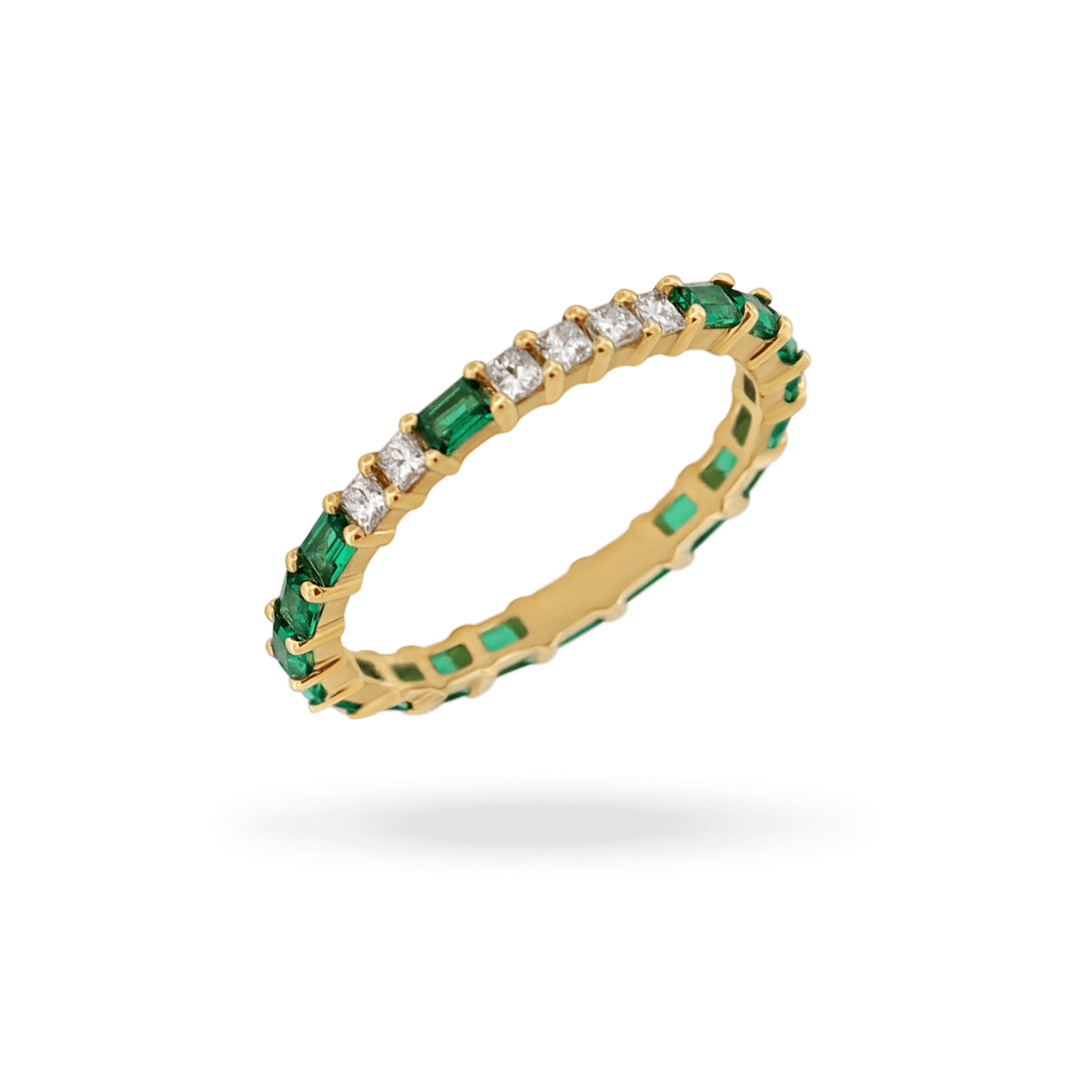 14K Everly Emerald Ring Rings IceLink-CAL   