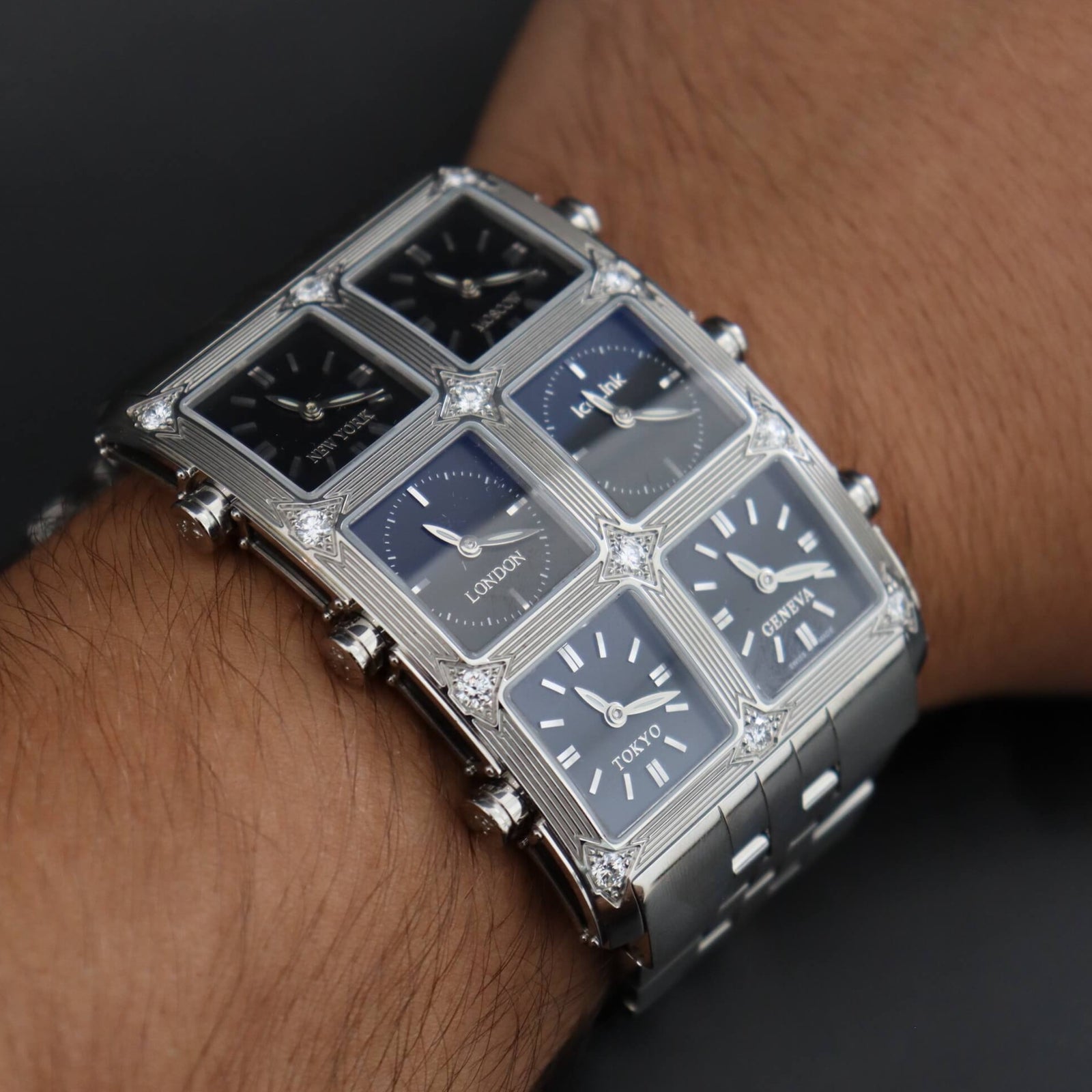 Nocturne 6TZ Diamond Watch Presidential IceLink   