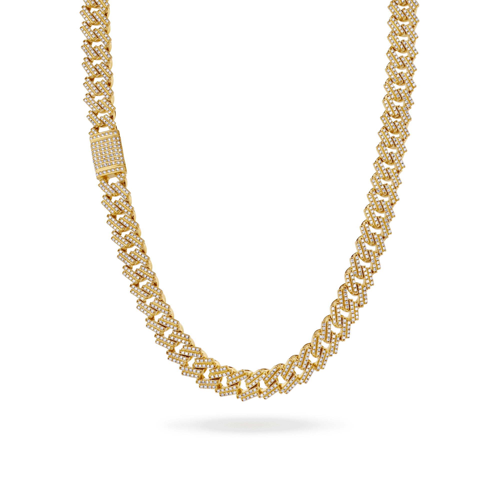 14K Miami Cuban XL Link ID Diamond Chain Bracelets IceLink-CAL   