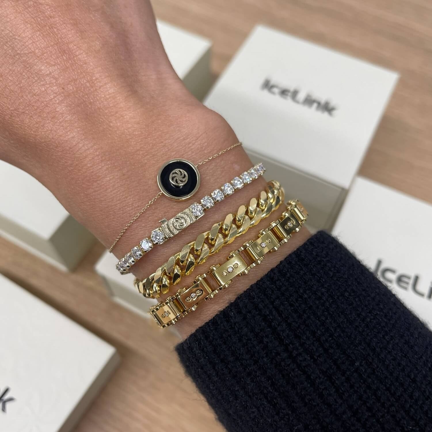 14K 7mm Miami Cuban Link Bracelet Bracelets IceLink-CAL 7" (27g)  