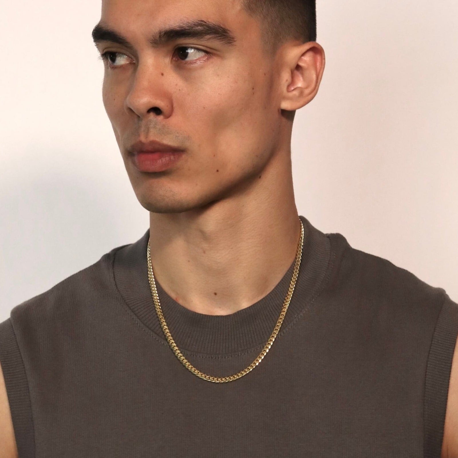 14K 5mm Miami Cuban Link Chain Necklaces IceLink-CAL 18" (36.9g)  