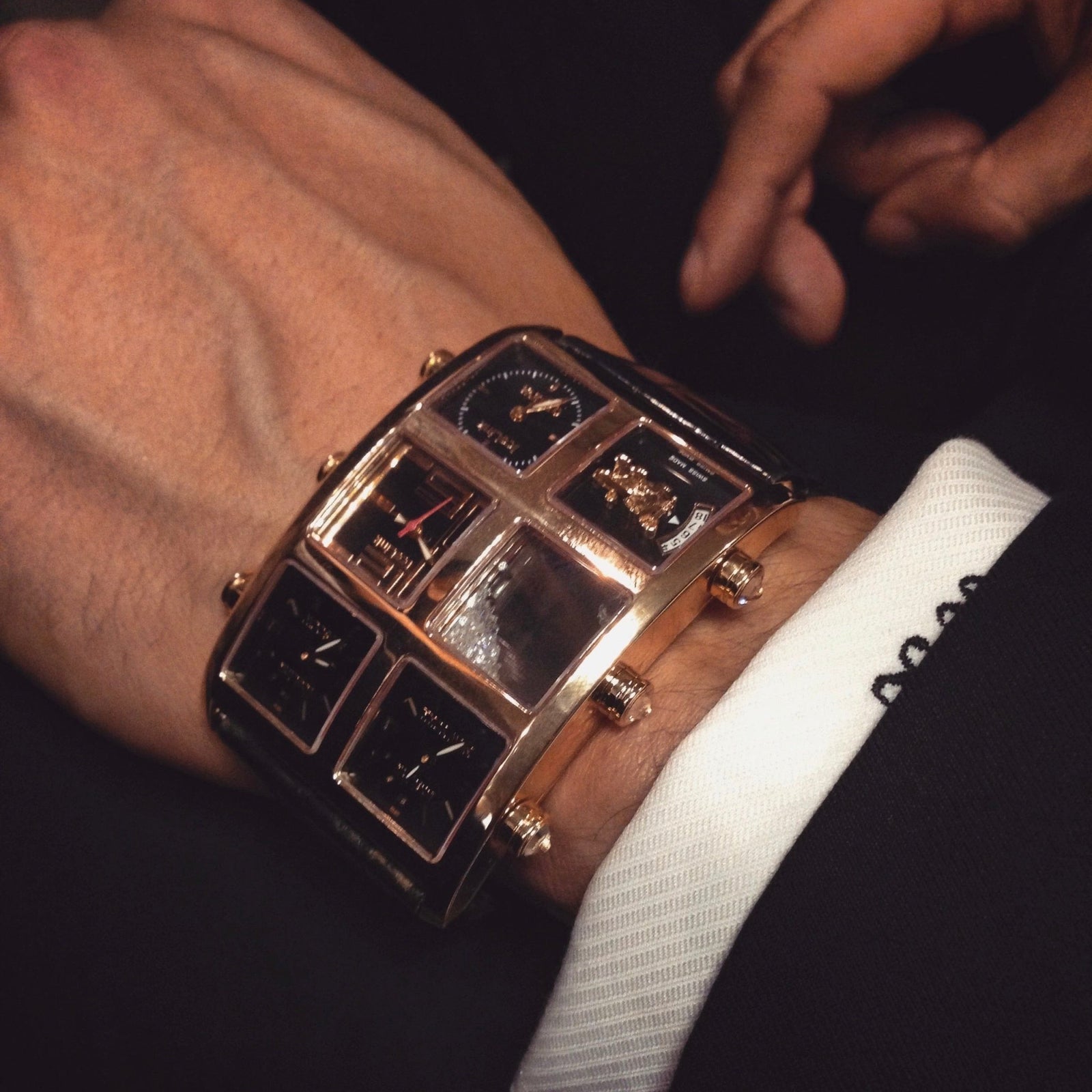 Lux Rosa 6TZ Diamond Watch Presidential IceLink   