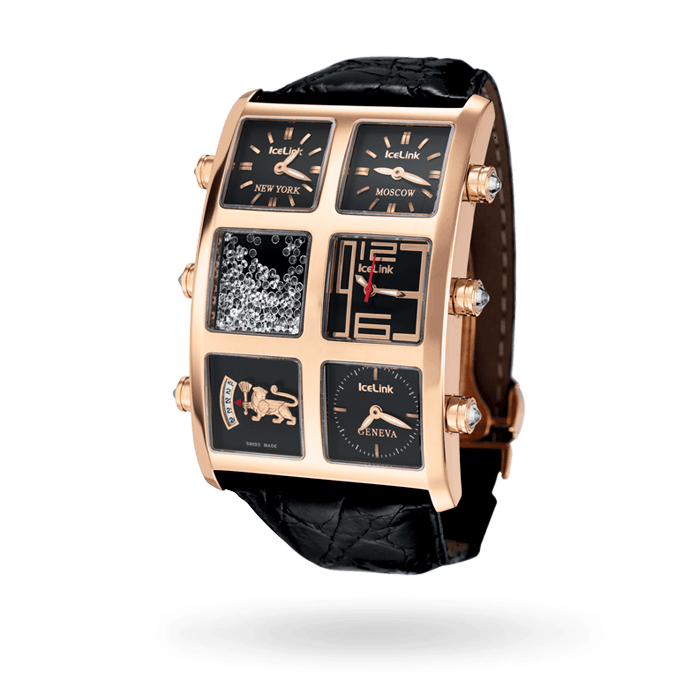 Lux Rosa 6TZ Diamond Watch Presidential IceLink   