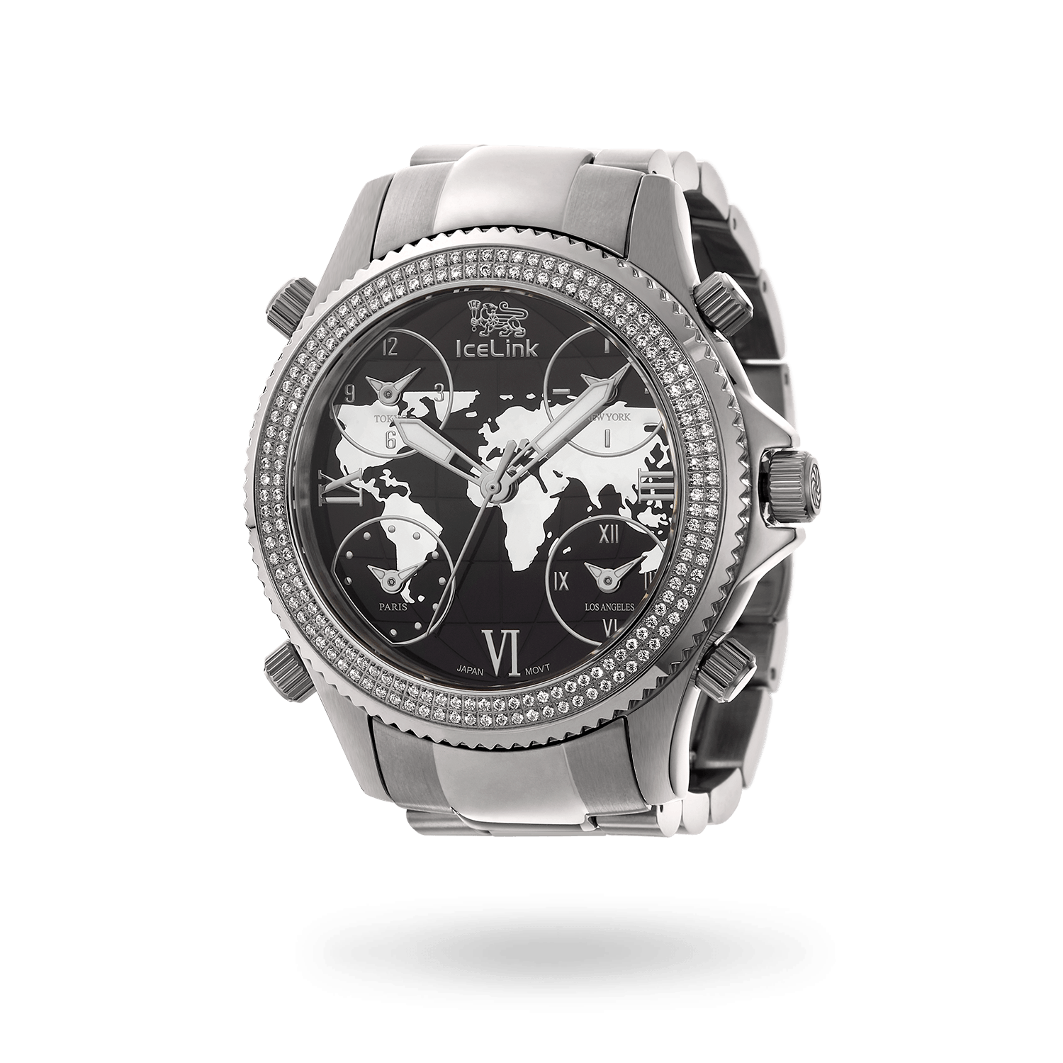 Marco Polo Steel & Black (sample sale) Watches IceLink-TI   