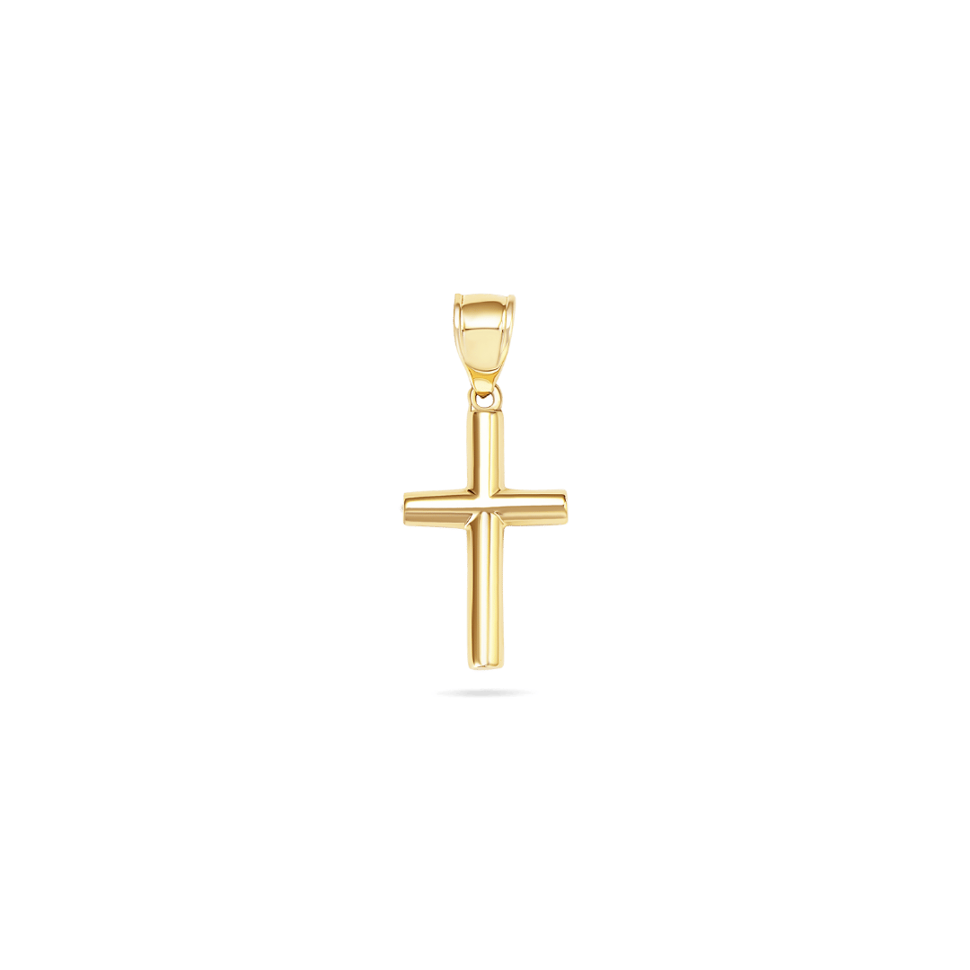 10K Gold Cross Charms & Pendants IceLink-CAL   