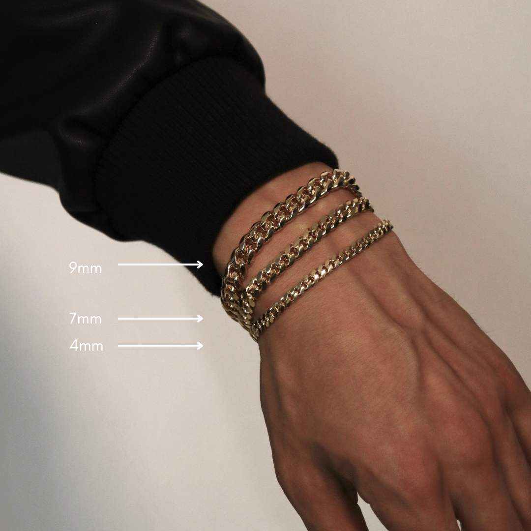 14K 9mm Miami Cuban Link Bracelet Bracelets IceLink-CAL 7" (52g)  