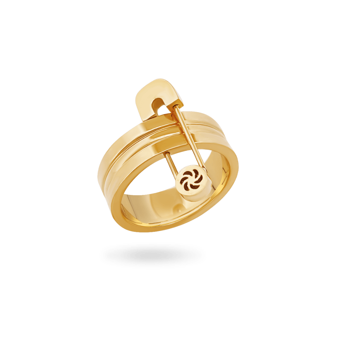 Safety Pin Eternity Ring Rings IceLink-RAN   