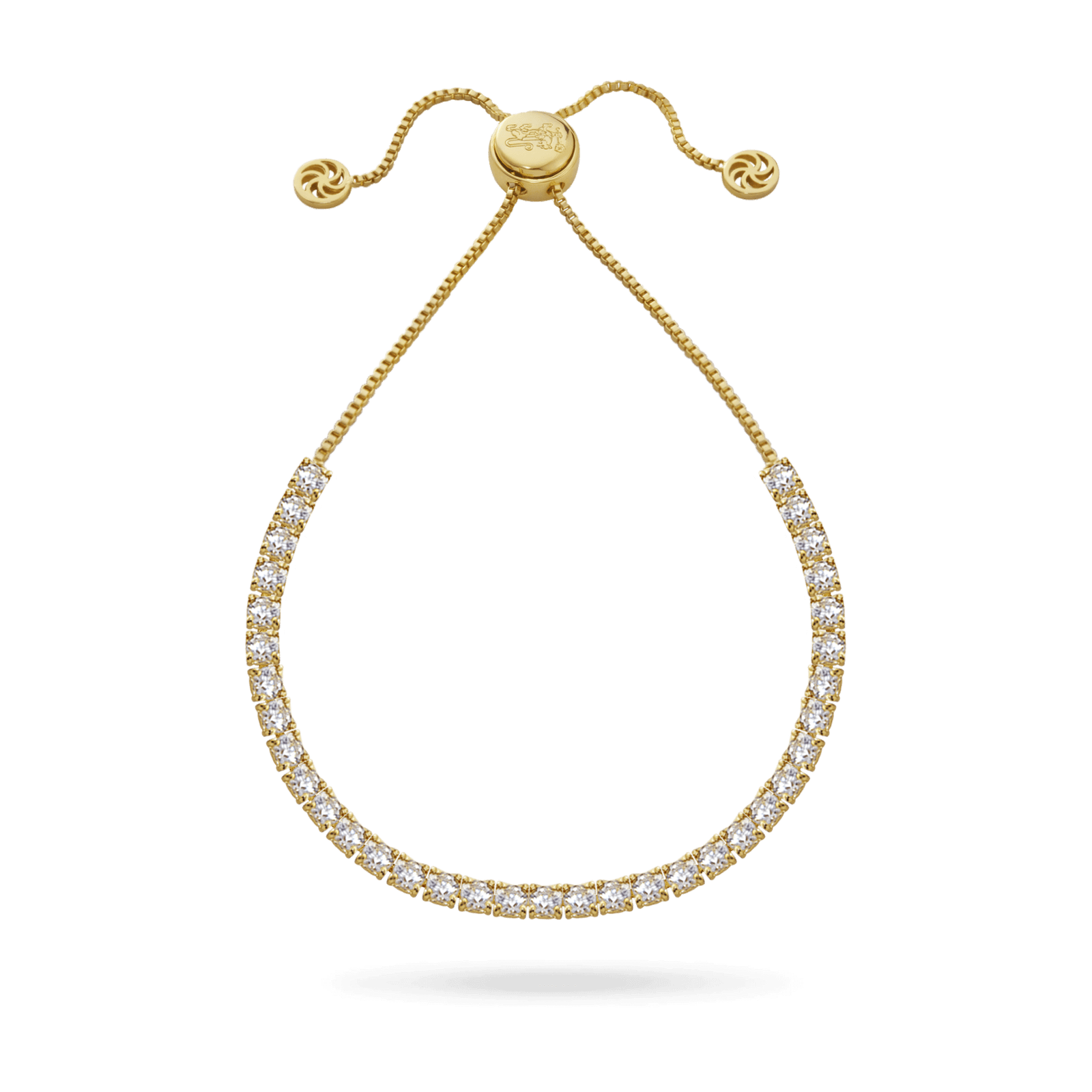 Classic Adjustable Tennis Bracelet Bracelets IceLink-ATL 14K Gold Plated  