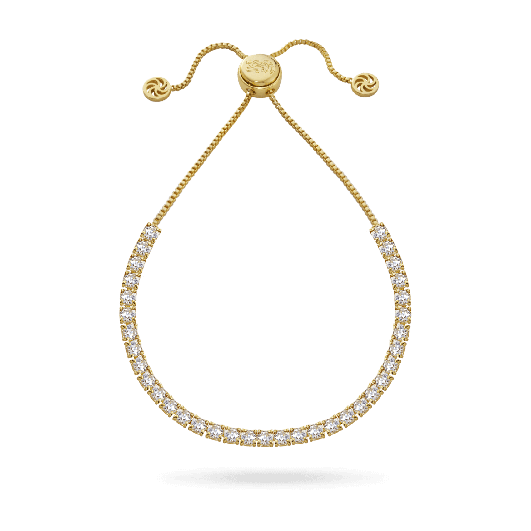 Classic Adjustable Tennis Bracelet Bracelets IceLink-ATL 14K Gold Plated  