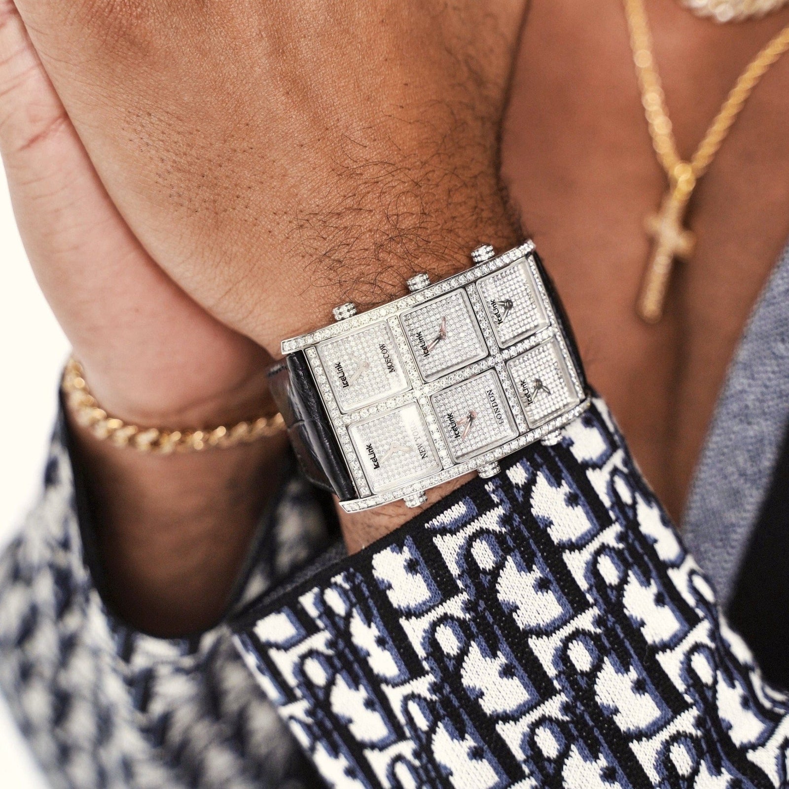 Tigranes 10ct 6TZ Diamond Watch (SAMPLE SALE) Presidential IceLink